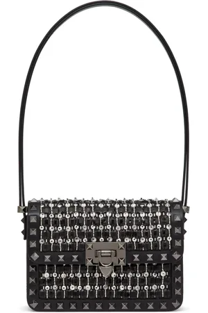 VALENTINO GARAVANI Small Rockstud23 embroidered shoulder bag