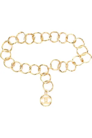 CHANEL 1984-1990s CC chain-link belt
