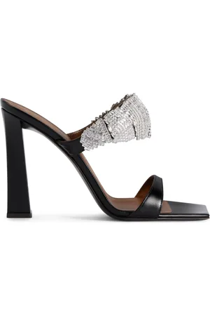 Giuseppe Zanotti 105mm rhinestone-embellished leather sandals
