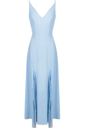 Lethicia Bronstein Georgia lace-panel maxi dress