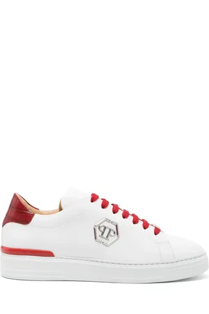 Philipp Plein Cocco Hexagon low-top leather sneakers