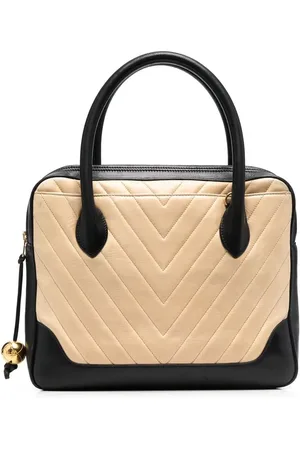 CHANEL 1990s V-Stitch top-handle bag