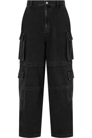 Studio Tomboy Denim wide-leg cargo pants