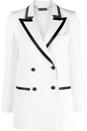 Philipp Plein Contrasting-trim detail blazer