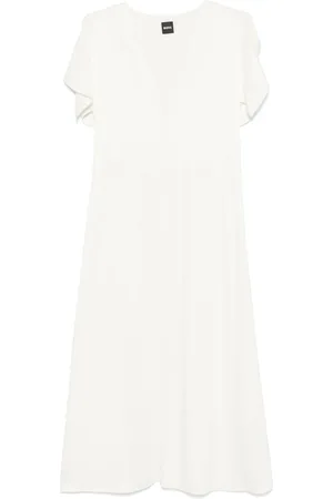 HUGO BOSS V-neck midi dress