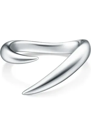 Tasaki 18kt white gold Collection Line Danger Horn Plus ring