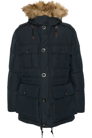 Ralph Lauren Faux fur-trim jacket