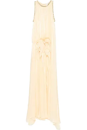 GENNY Flower-detail maxi dress