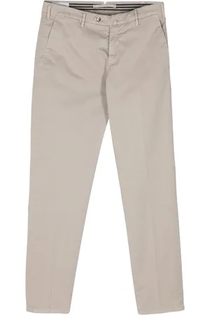 LUIGI BIANCHI MANTOVA Cotton chino trousers