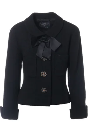 CHANEL Pussy bow-collar jacket