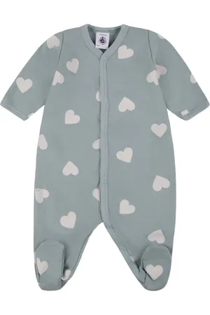 Petit Bateau Heart-print pyjama