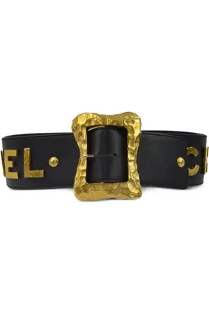 CHANEL 1993 logo-lettering belt