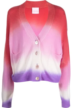 CRUSH Ombre button-up cardigan