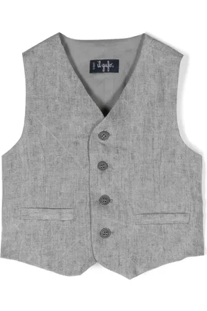 Il gufo Button-down V-neck waistcoat