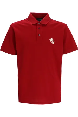 Emporio Armani Logo-embroidered polo shirt