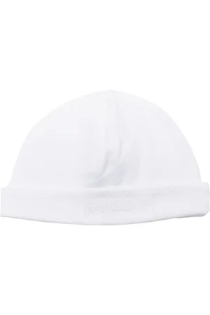 HUGO BOSS Logo-embroidered jersey beanie