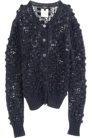 CHANEL 2000s Cocomark cotton cardigan