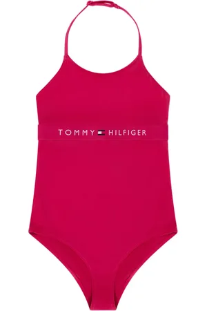 Tommy Hilfiger Logo-tape swimsuit