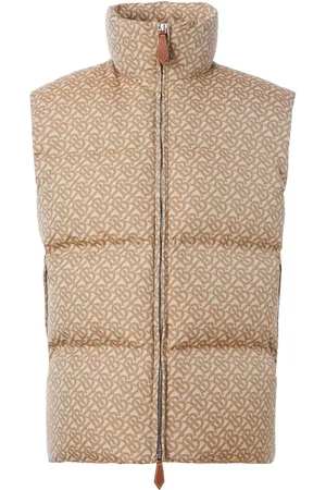 Burberry Monogram-print puffer gilet