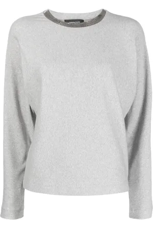 Fabiana Filippi Beaded crew-neck jumper