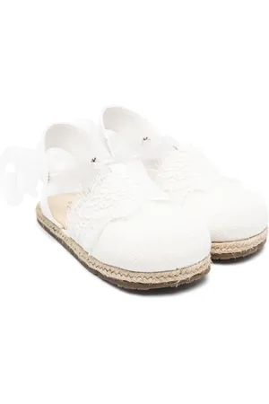 Babywalker Lace-detailed espadrilles