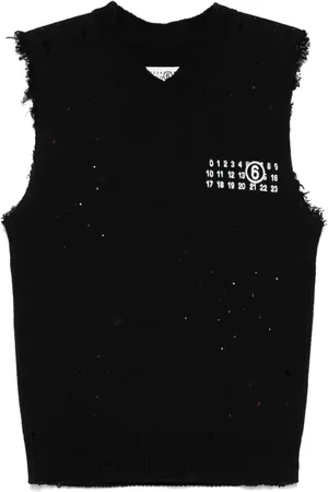 Maison Margiela Numbers-print vest