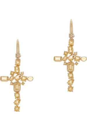 Dolce & Gabbana 18kt yellow Anna citrine earrings