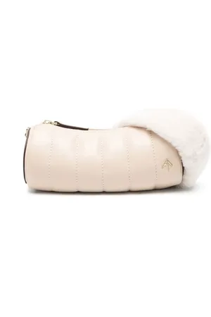 MANU Quilted cylinder shoulder bag