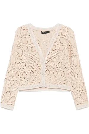 PATBO Flower crochet-knit cardigan