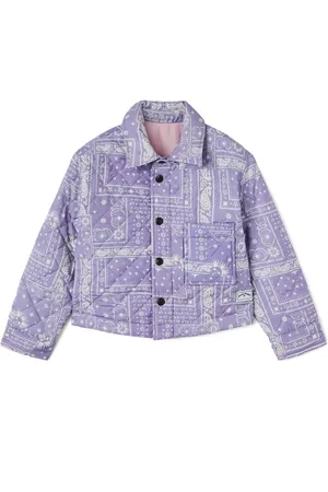 Palm Angels Astro Paisley padded jacket