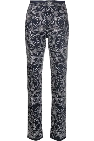 COPERNI Crystal-embellished straight-leg trousers