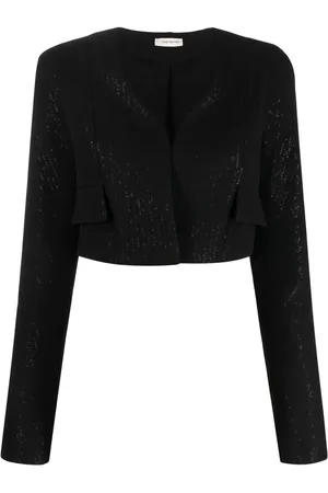 The Mannei Terras sequinned cropped blazer