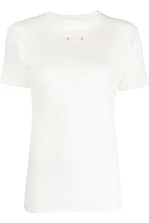 Maison Margiela Logo-patch cotton T-shirt