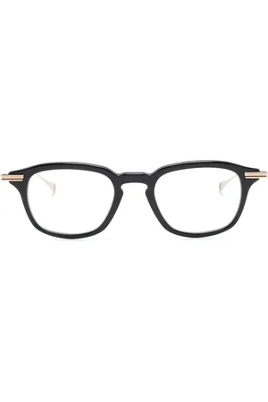 DITA EYEWEAR Square-frame logo-print glasses