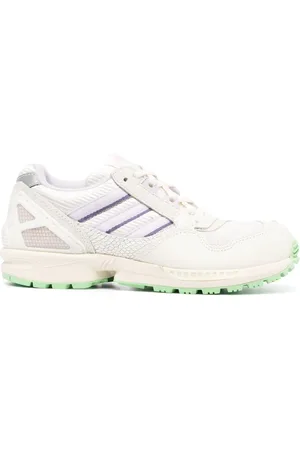 adidas Panelled crocodile-effect low-top sneakers