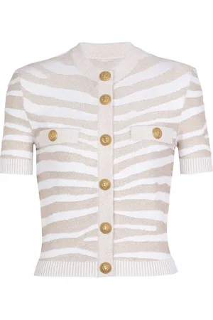 Balmain Button-detail knitted cardigan