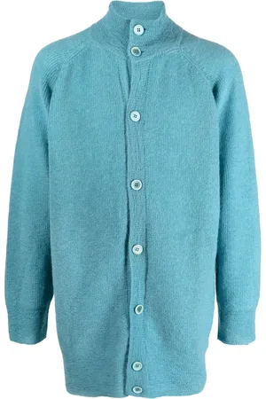 YOHJI YAMAMOTO High-neck wool-blend cardigan