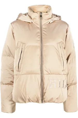 Tommy Hilfiger Logo-embroidered hooded puffer jacket
