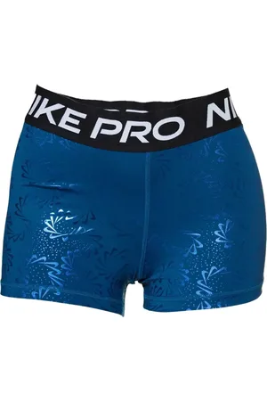 Nike Pro Dri-fit Mid Rise 3 Inch Printed Shorts "Valerian /Black" shorts