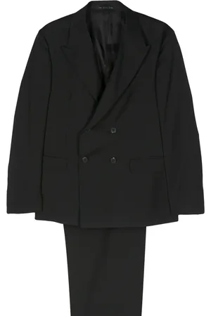 LOW BRAND Double-breasted virgin-wool suit
