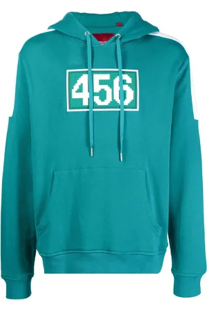 MOSTLY HEARD RARELY SEEN Embossed-motif long-sleeve hoodie