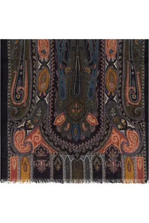 Etro Paisley-print fringed-edge scarf