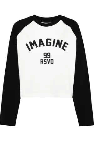 Izzue Slogan-printed raglan-sleeved T-shirt