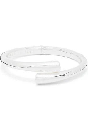 FEDERICA TOSI Tube logo-engraved bracelet