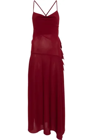 RXQUETTE Sangria crepe midi dress