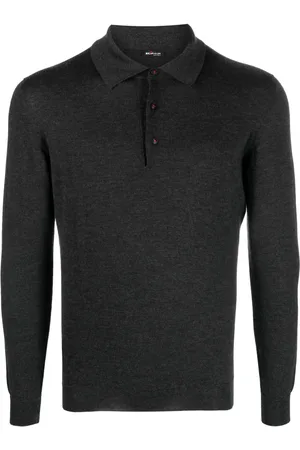 Kiton Polo-collar button-fastening polo shirt