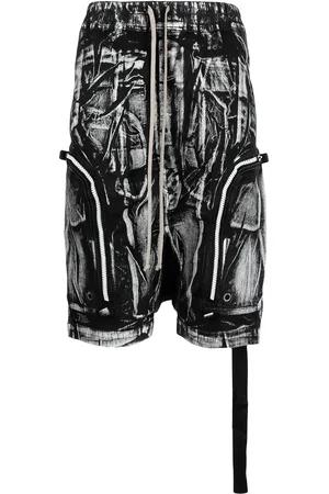Rick Owens Bauhaus printed shorts