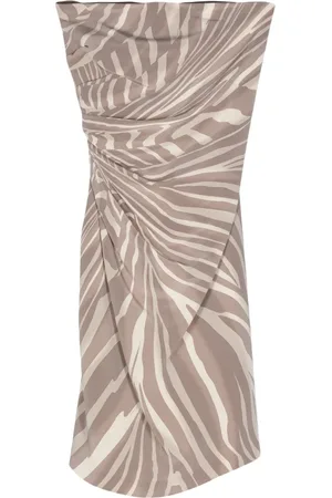 Gucci 2010s zebra mini dress