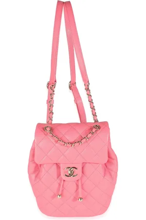 CHANEL 2021-2023 diamond-quilted backpack