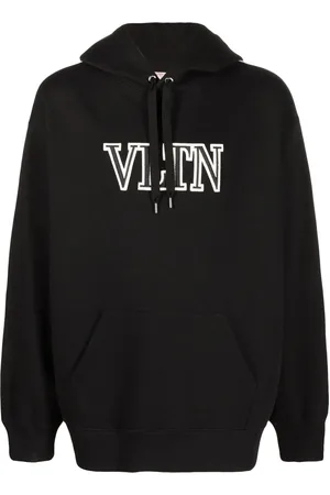 VALENTINO GARAVANI Logo-print cotton hoodie